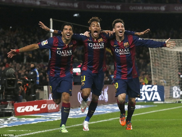 WIN Messi, Suarez si Neymar (6-6-2015)