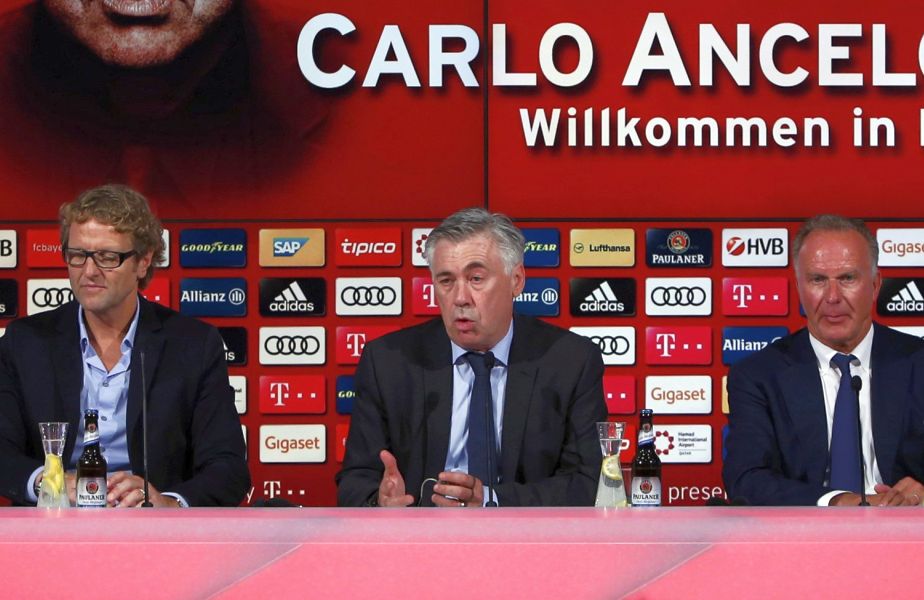 Carlo Ancelotti a fost prezentat oficial la Bayern Munchen @8.57 cota